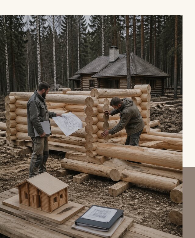 Проектирование и строительство домов из бревна в Усолье-Сибирском